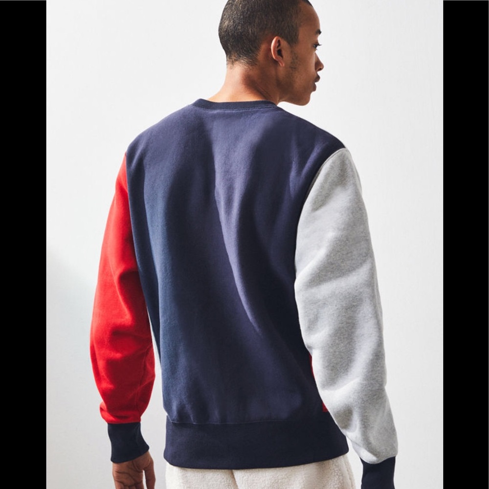 Champion colorblock Crewneck Sweatshirt-SOLD OUT - Picture 2 of 8